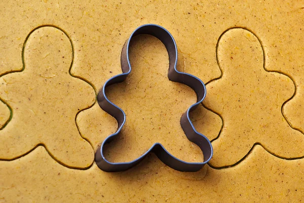 Weihnachten Lebkuchen Männer Plätzchen Stockfoto