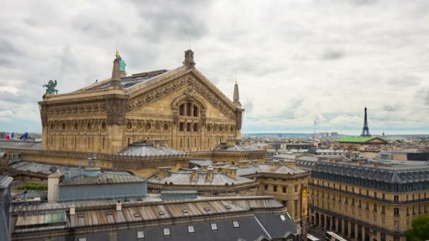 Paris'teki Palais Garnier'e — Stok video