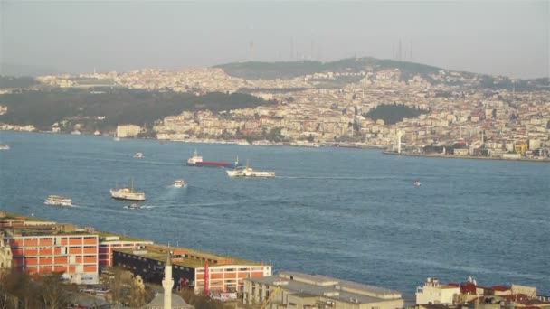 Porto marítimo de istanbul — Vídeo de Stock