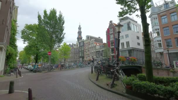 Cena de rua em Amsterdam — Vídeo de Stock