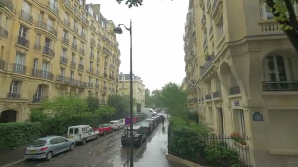 Scena di strada a Parigi — Video Stock