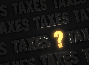 An Illuminating Question About Taxes clipart