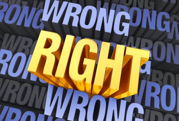 What's Right Emerges — Stock Photo, Image