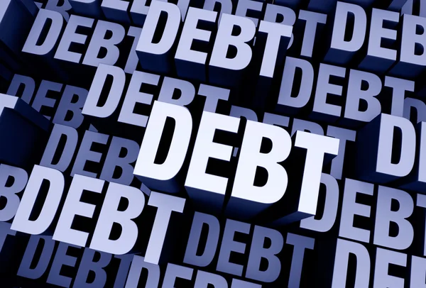 So Much Debt Everywhere — Stock Photo, Image