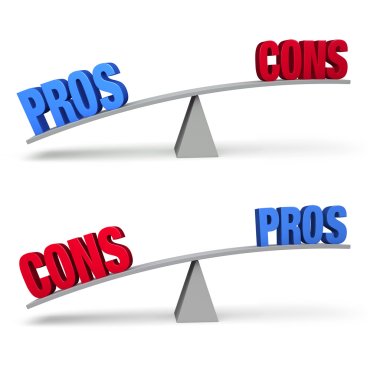 Pros and Cons Set clipart