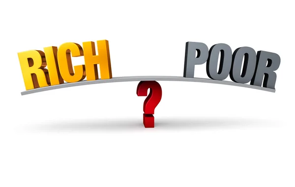 Rich Or Poor? — Stock Photo, Image