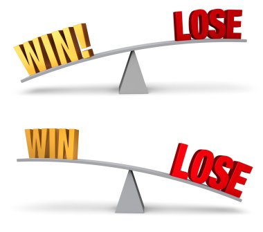 Weighing Win Or Lose Set clipart