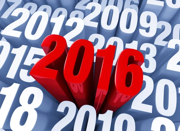 2016 — Stock Photo, Image