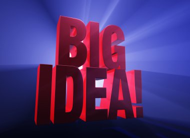 Big, Bold Idea! clipart