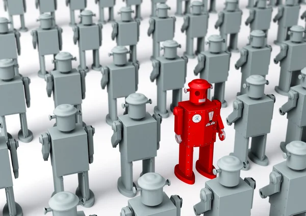 Alone In The Crowd — Stock Photo, Image