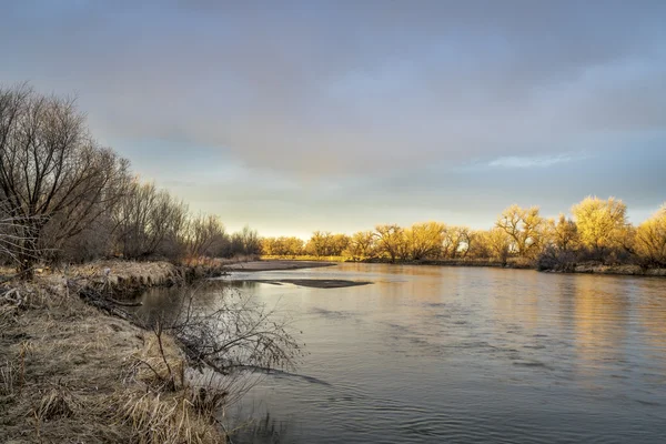 South Platte River i Colorado – stockfoto