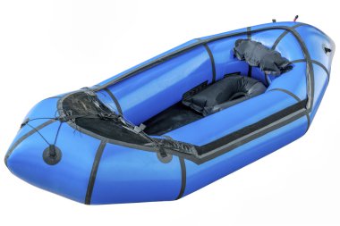izole mavi packraft