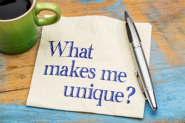 What makes me unique? — Stock Photo, Image