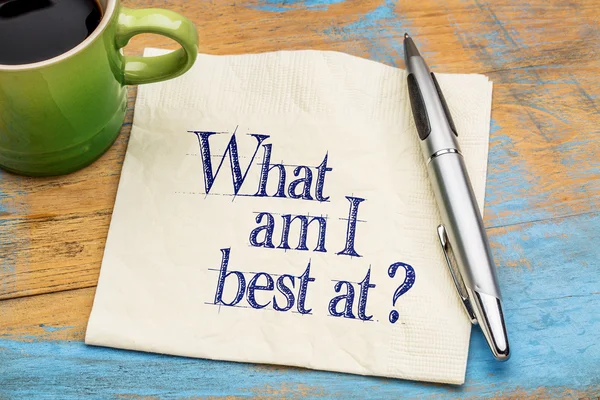 What am I best at? — Stock Photo, Image