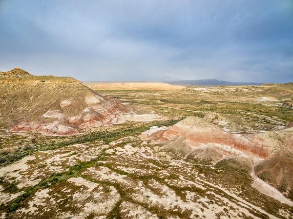 Utah badlands vista aérea — Fotografia de Stock