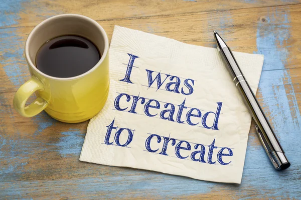 I was created to create — Stock Photo, Image