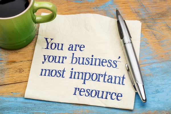 Your are important resource — Stock Photo, Image