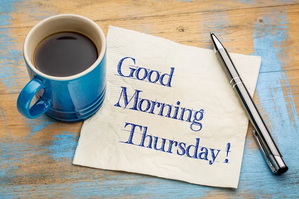 Good Morning Thursday — Stock Photo, Image