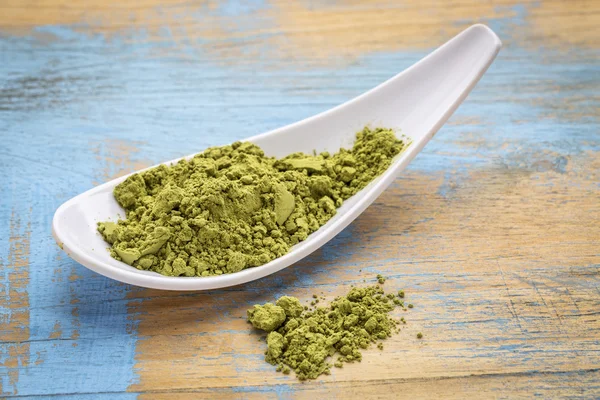 Matcha tè verde in polvere — Foto Stock