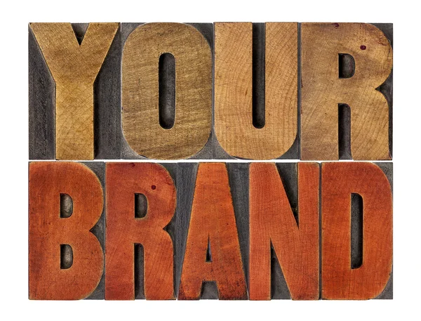 Your brand word abstract — Stock Photo, Image