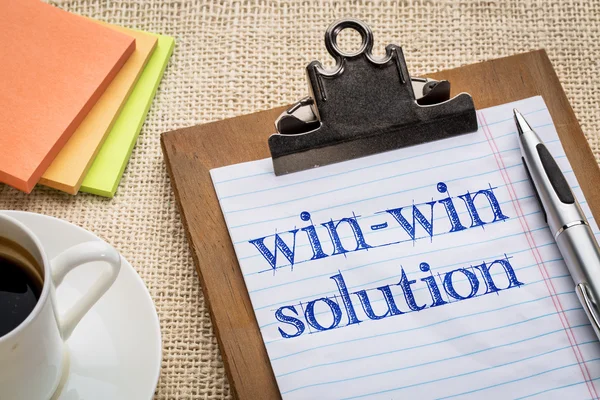 Win-win λύση έννοια — Φωτογραφία Αρχείου