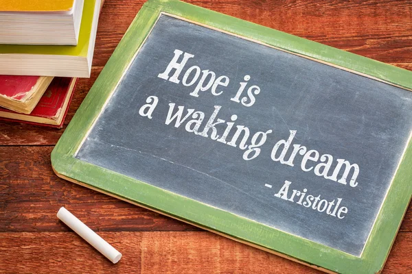 Hope is a waking dream — Stock Photo, Image