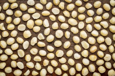 Macadamia fıstığı arka plan dokusu