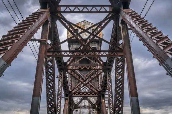 Järnvägsbron Katy Bridge i Boonville — Stockfoto