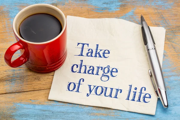 Take charge of your life — Stock Photo, Image