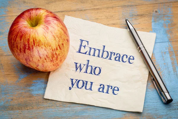 Embrace who you are — Stock Photo, Image