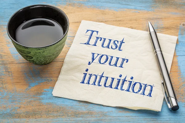 Trust your intuition — Stock Photo, Image