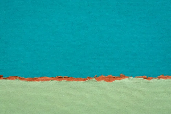 Paisagem Abstrata Tons Pastel Azul Verde Uma Coleção Papéis Indianos — Fotografia de Stock