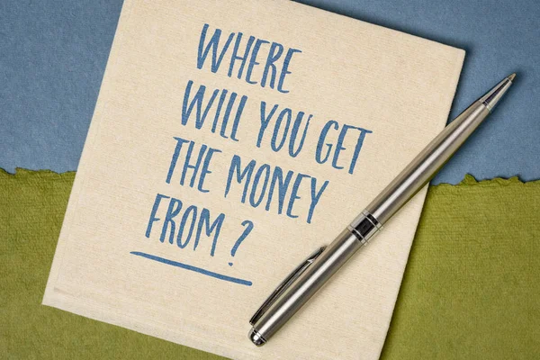 You Get Money Handwriting Napkin Finance Business Concept — Fotografia de Stock