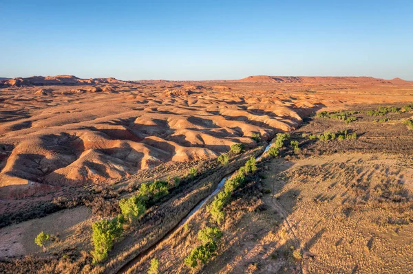 San Rafael Swell Area Utah Morning Airview — 스톡 사진