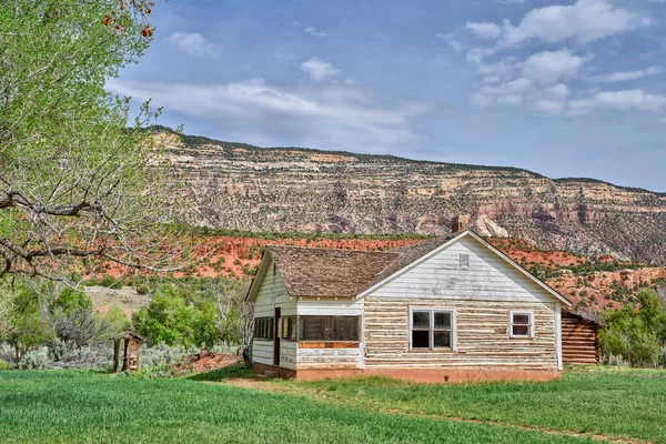 Ancienne Ferme Dans Nord Ouest Colorado Ranch Rial Chew Dans — Photo
