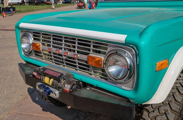 Loveland États Unis Août 2021 Calandre Wagon Ford Bronco Première — Photo