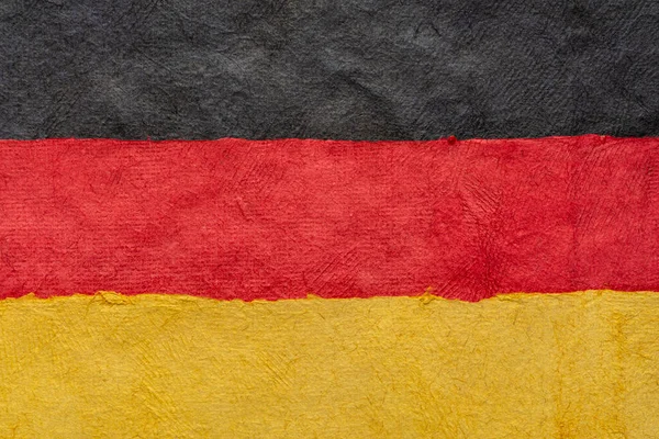 Abstracto Papel Colores Bandera Nacional Alemania Negro Rojo Oro Conjunto —  Fotos de Stock