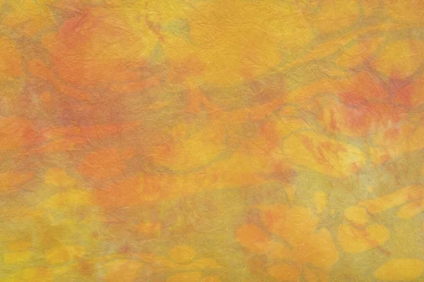 Background Orange Red Marbled Momi Paper Bottom Side — Stock Photo, Image