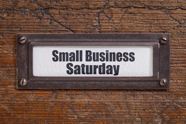 Pequenos negócios sábado — Fotografia de Stock