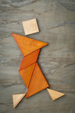 Tangram dansçı figürü