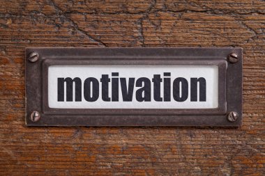 motivasyon - dosya dolabı etiketi