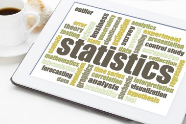 istatistik kelime bulutu Tablet
