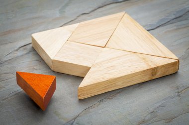 Tangram eksik parça