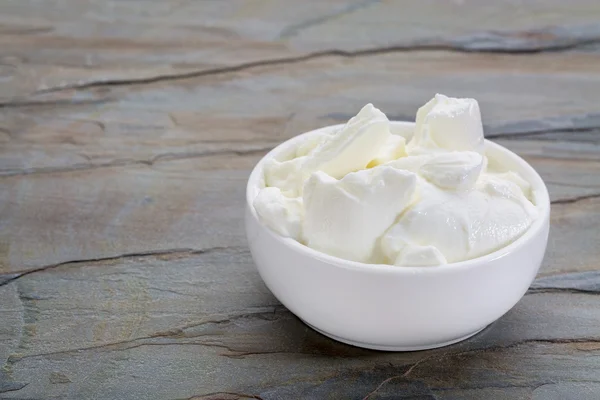 Greek yogurt bowl — Stock Photo, Image