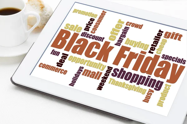 Black Friday winkelconcept — Stockfoto