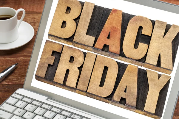 Black Friday shopping koncept — Stockfoto