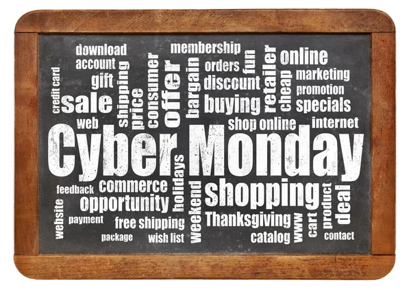 Cyber Pazartesi alışveriş — Stok fotoğraf