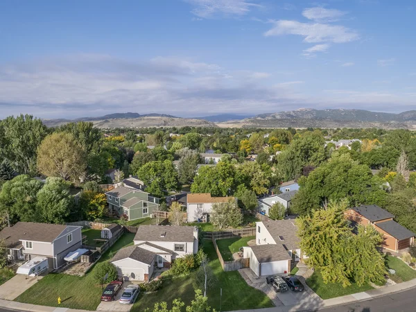 Vista aérea de Fort Collins — Fotografia de Stock