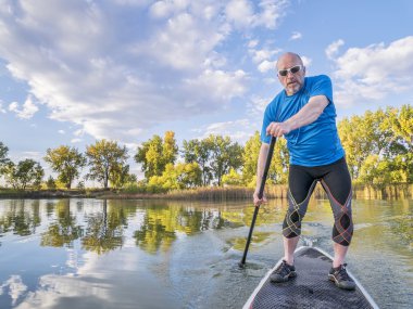 kürek çekmeye stand up - sup