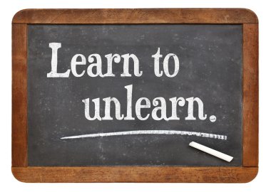learn to unlearn clipart